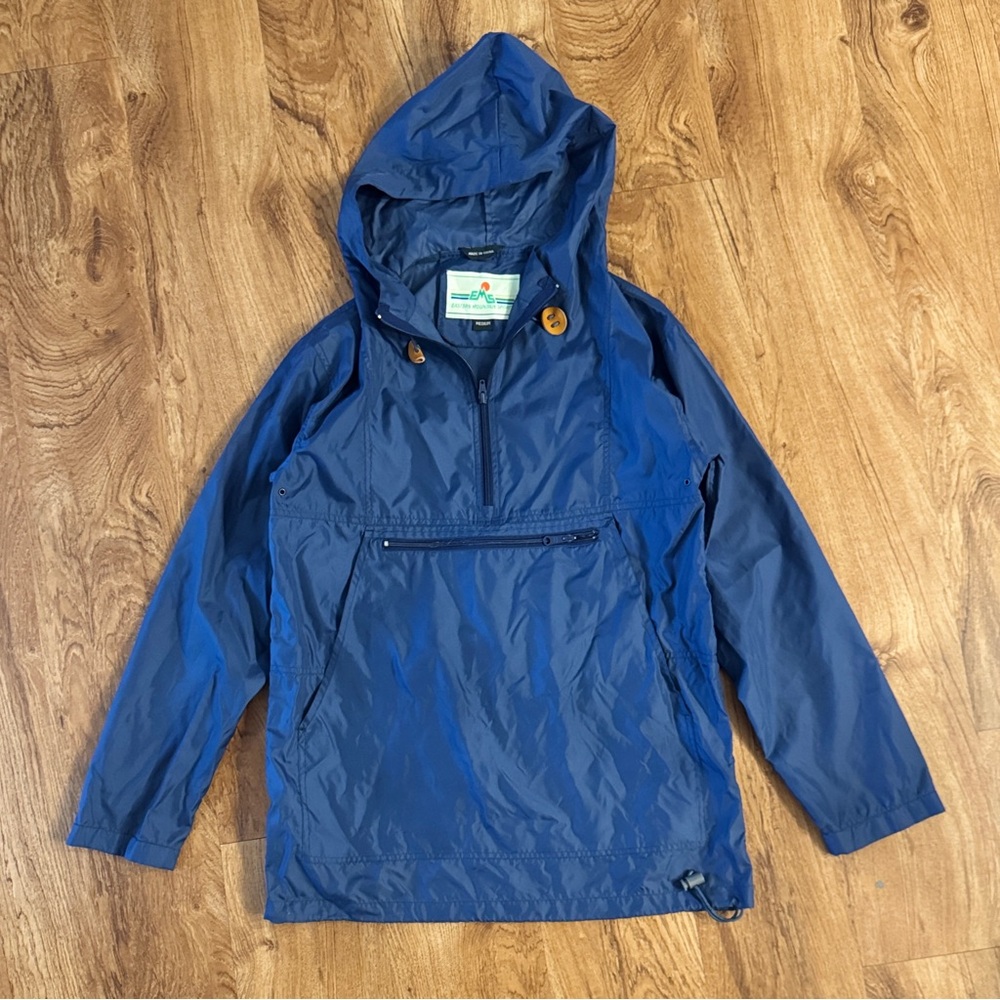 Eastern Mountain Sports Blue Raincoat